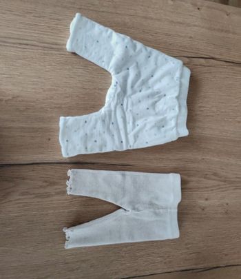 Lot de 3 pantalons obaibi 1 mois fille