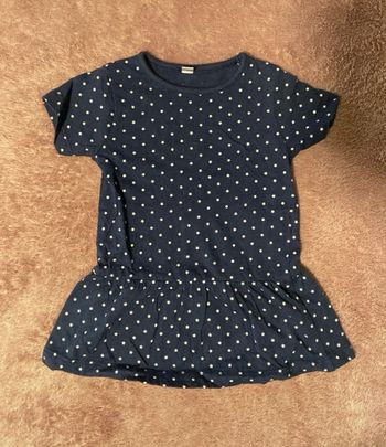 Robe  à point blanc 