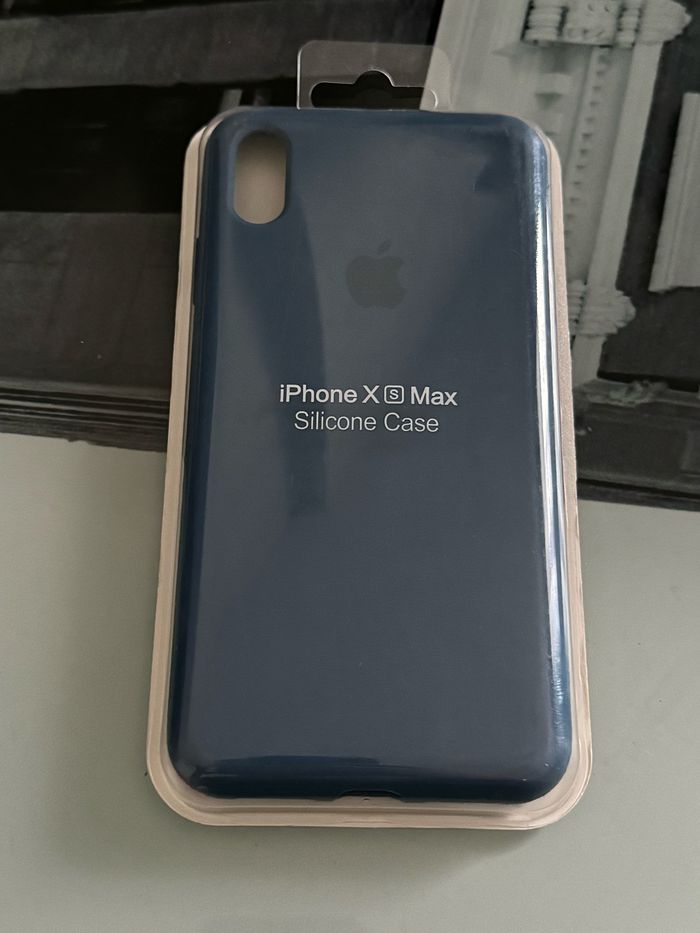 Coque silicone iPhone XS Max neuve