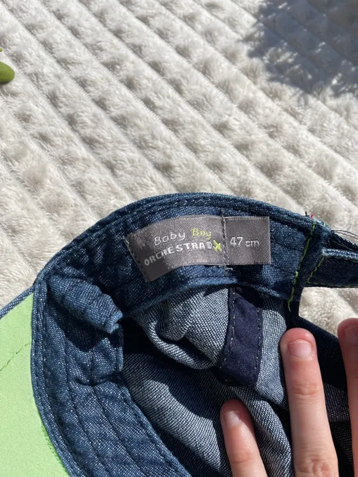 Casquette garçon en jean Orchestra – taille 47 cm - photo numéro 3