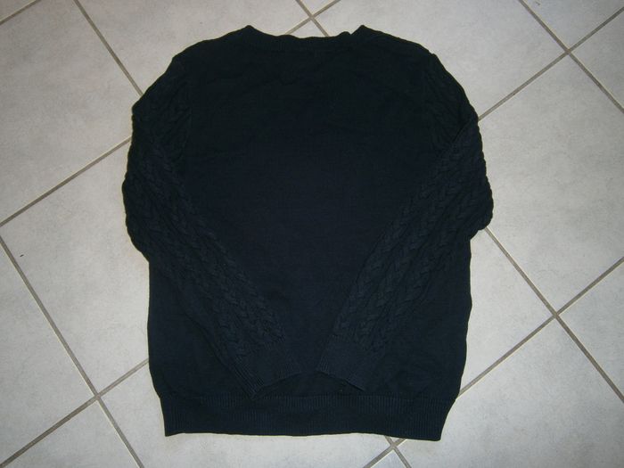 Pull ML torsadé marine H&M Taille 38/M - photo numéro 6