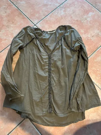 Blouse version originale kaki