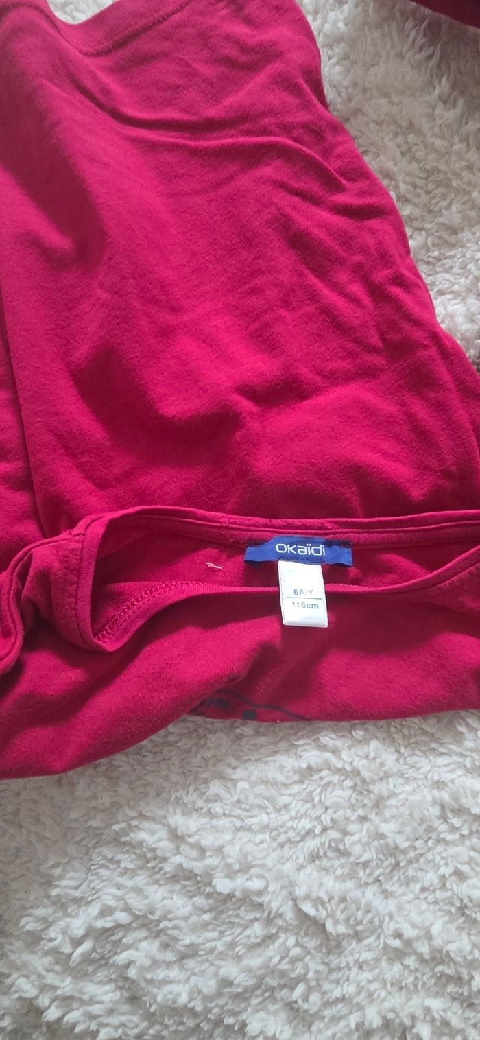 Tee-shirt manches longues okaidi 6 ans - photo numéro 3