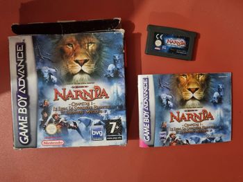jeu GBA en boite avec notice Narnia chapitre 1 game boy