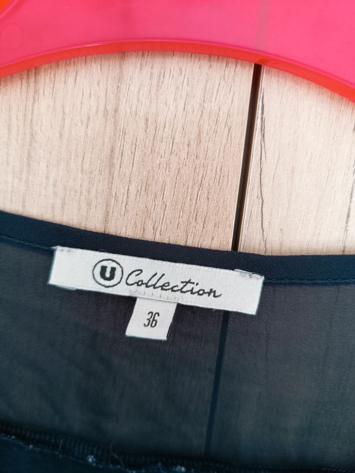 T-shirt manches longues à pois taille s - photo numéro 2