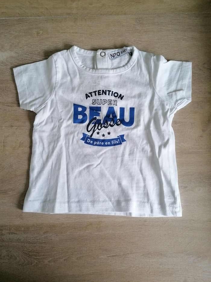 Lot tee-shirts père/fils - photo numéro 2