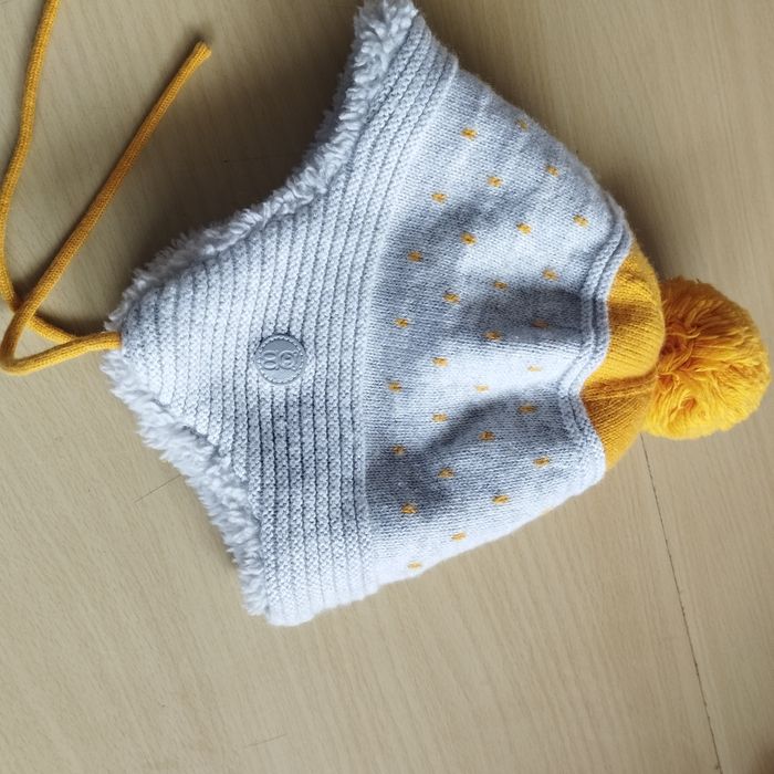 Bonnet à pompon fourré Okaïdi