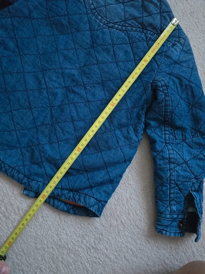 3 ans veste en jean doublé effet matelassée - photo numéro 9