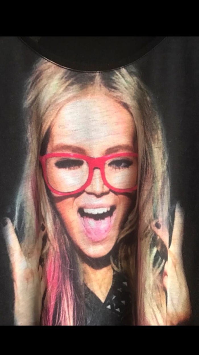 Teeshirt noir, manches longues, Cache cache , taille L - photo numéro 3