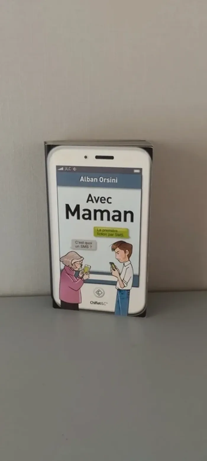 Avec maman. Alban Orsini.