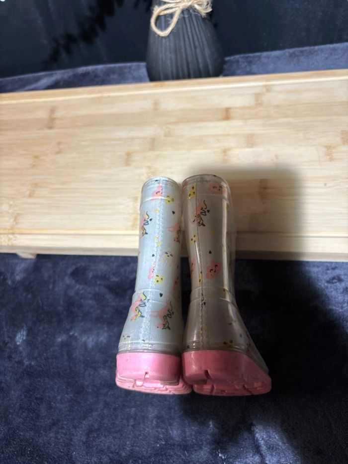 Bottes de pluie fille pointure 22 - photo numéro 4
