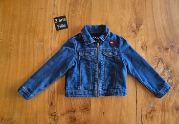Veste en jean fille
