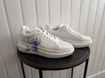 Baskets Blanches Plateforme Dessin Stitch - Amfashion Sport T. 38
