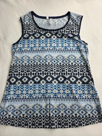 Débardeur RAINBOW imprimé bleu – Taille 40/42