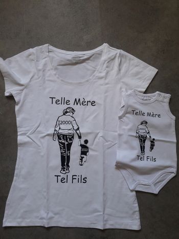Tee-shirt mère fils