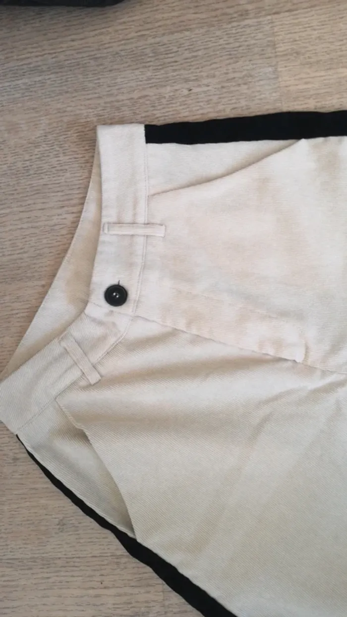 Pantalon blanc et noir rétro shein - photo numéro 4