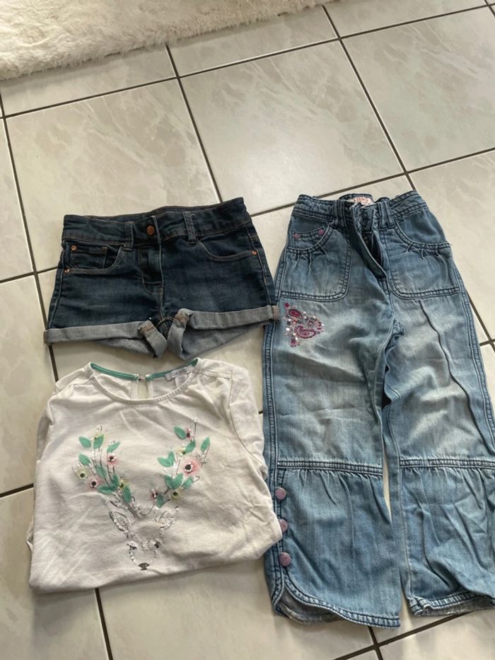 Lot vêtements fille 8 ans