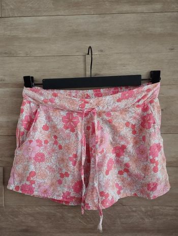 Short pyjama Etam rose fleuri TS
