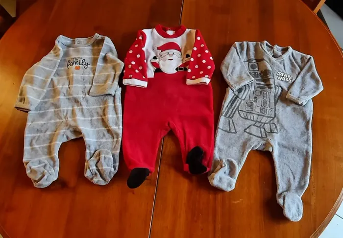 Lot de 9 vêtements garçon 3 mois, hiver - photo numéro 2