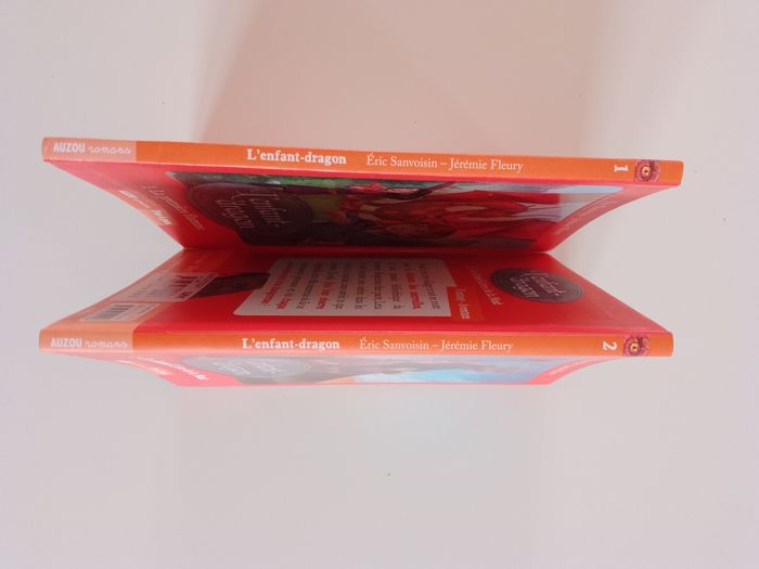 Lot de 2 livres L'enfant dragon Tomes 1 et 2 Auzou romans - photo numéro 5