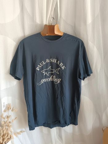 Paul and Shark | tee shirt bleu marine | t. XL