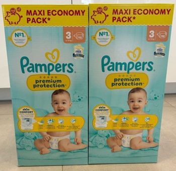 Couche Pampers premium protection taille 3