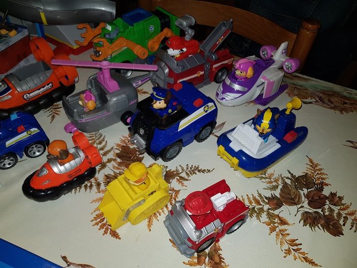 Gros lot pat patrouille paw patrol - QG Tour de controle + véhicules + figurines + jeu marionnette - photo numéro 7