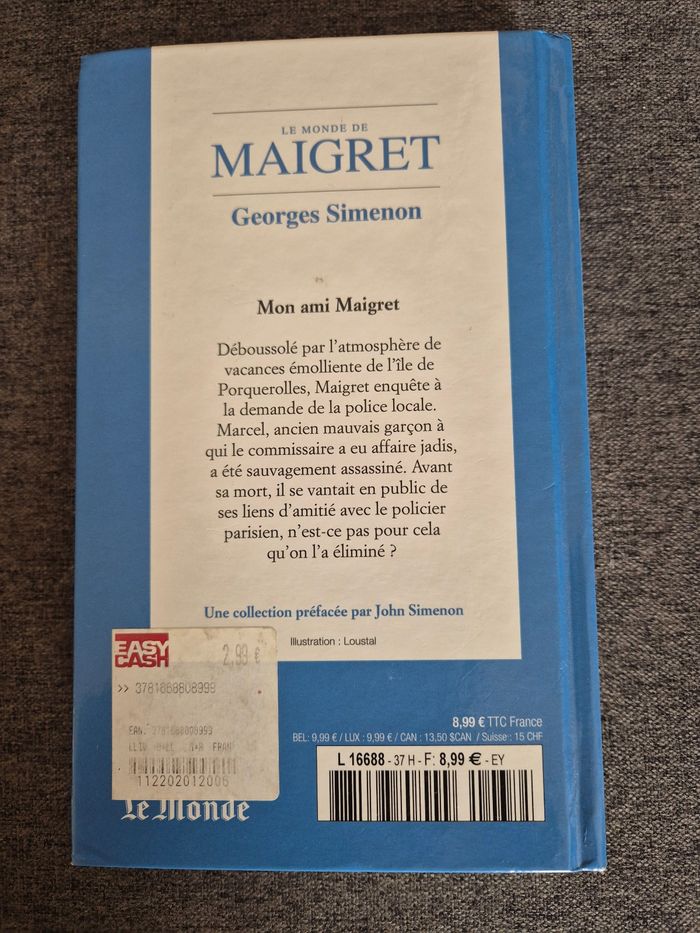 Livre titre Mon ami Maigret - photo numéro 2