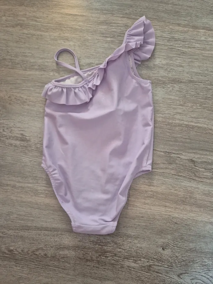 Maillot de bain asymétrique mauve irisé - photo numéro 3