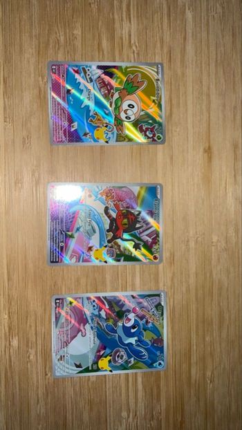 Lot de 3 starters 7g 30 ans Pokémon