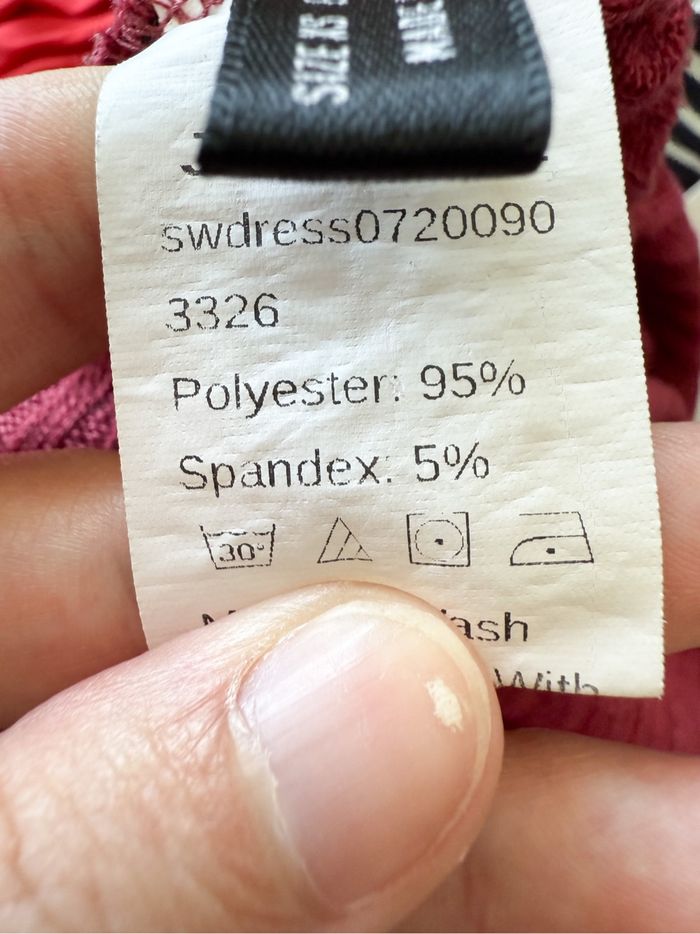 Robe manches longues moulante col montant drapée bordeaux Shein taille 34 XS - photo numéro 6