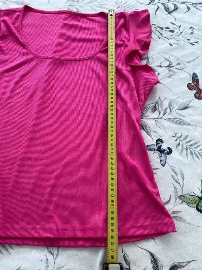 Teeshirt débardeur rose vif fuschia neuf - photo numéro 5