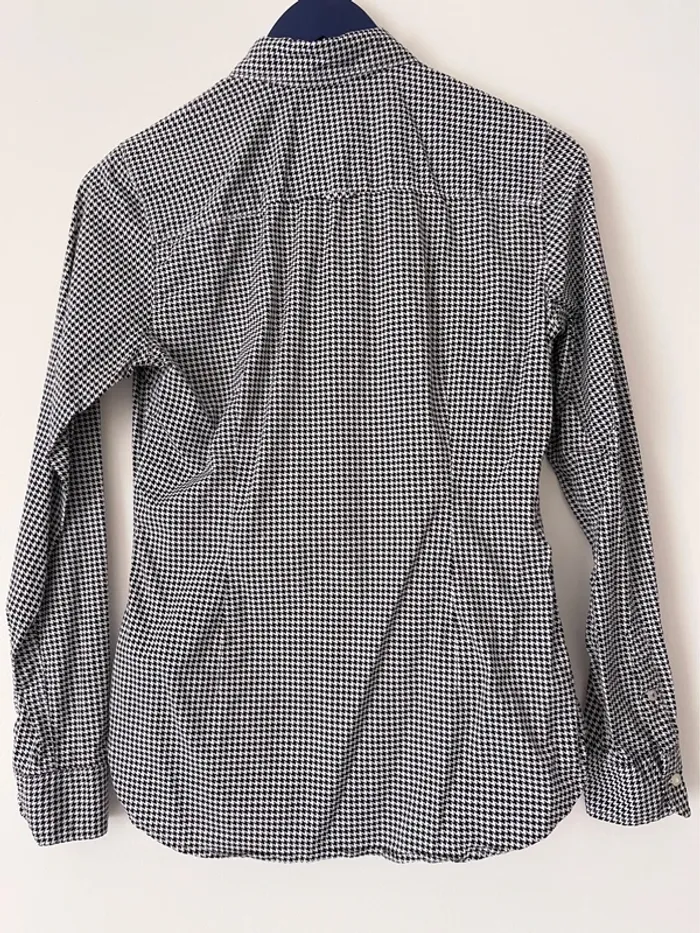Chemise en coton originale motif pied de poule Tommy Hilfiger en parfait état taille 4 US (36 FR) - photo numéro 5