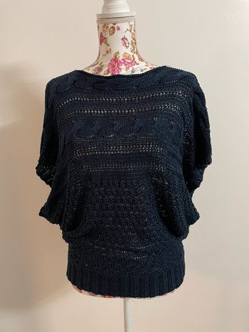 Pull manche ample courte 123