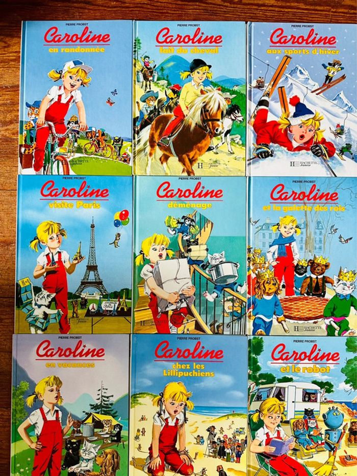 Lot de 16 livres Caroline très bon état Pierre Probst albums hachette anciens collection - photo numéro 5