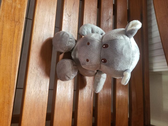 Peluche hippopotame bouillotte