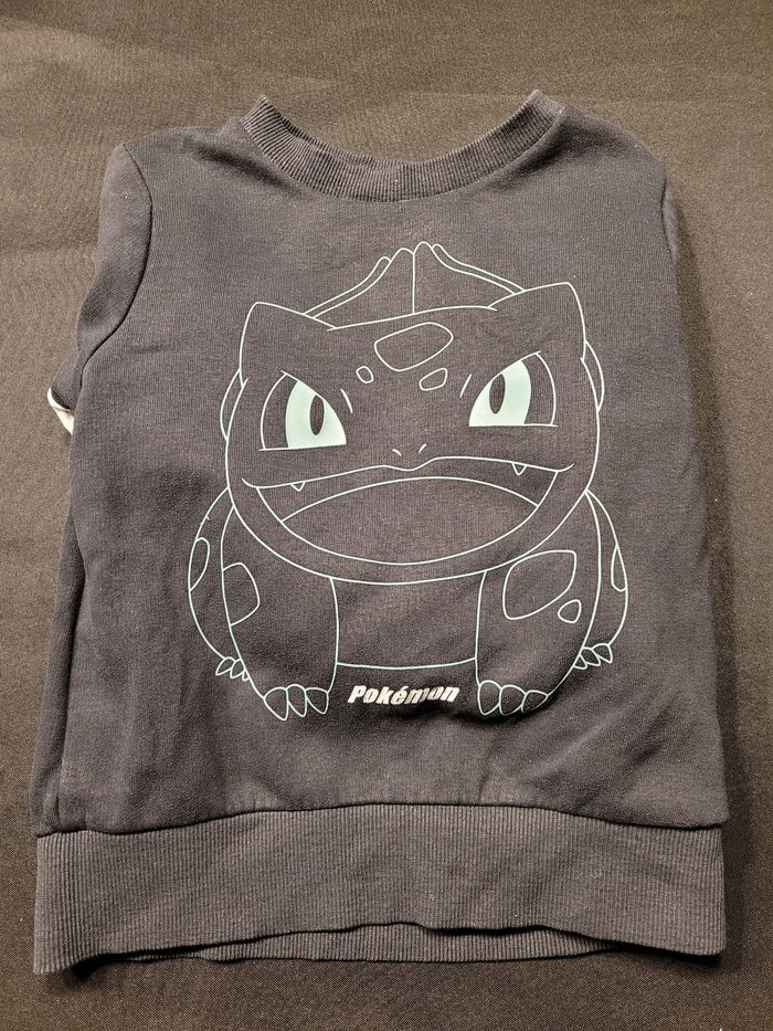 Sweat pull garçon pokemon Bulbizarre 4 ans