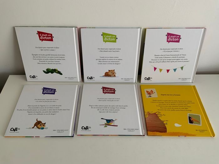 Lot de 5 livres " Il était un dicton " et un livre "D’après Jean de La Fontaine” - photo numéro 2