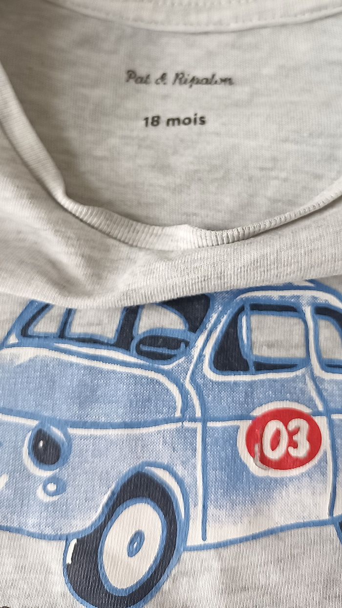 Ensemble jogging + tee-shirt garçon 18 mois - photo numéro 3