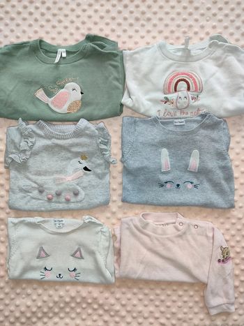 Pull 12 mois 74 cm - lot 6 pull