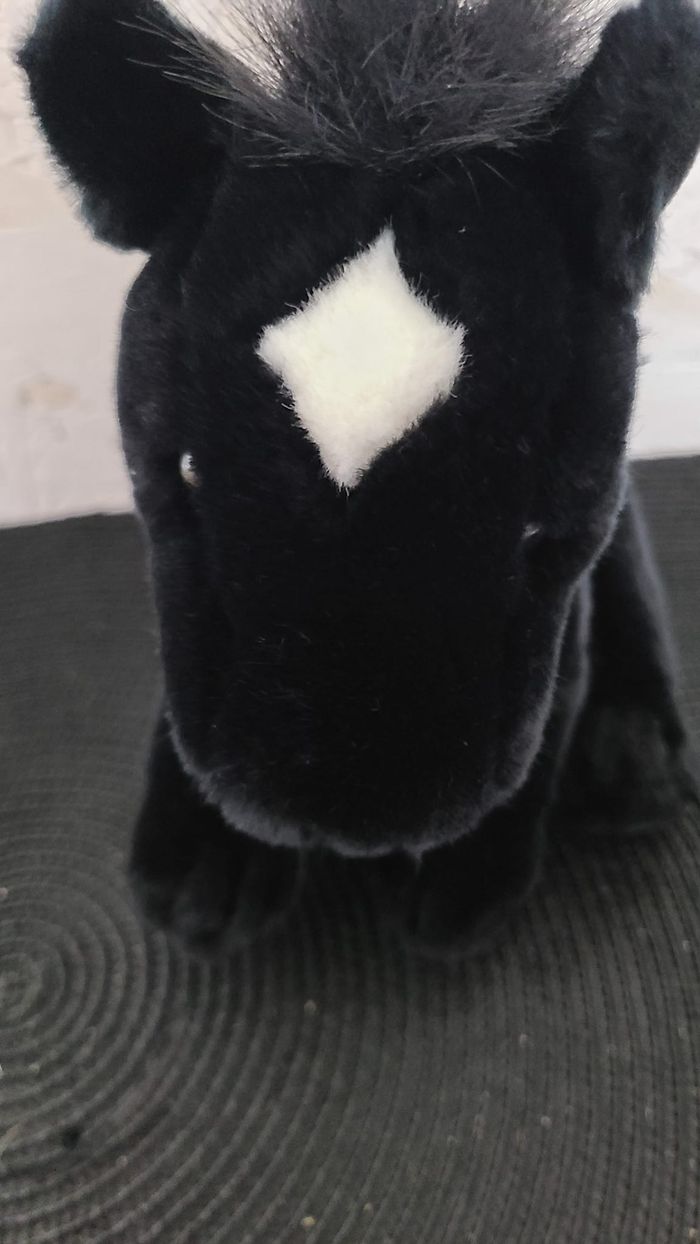 Peluche Aurora Mini Flopsie Cheval Étalon Noir - photo numéro 4
