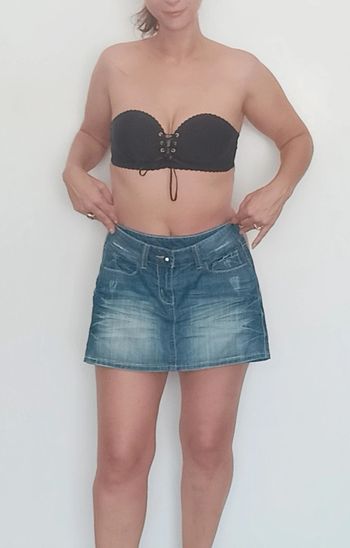 Mini jupe en jean taille 36