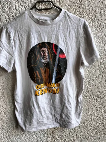 Tee-shirt blanc  Star Wars T S.