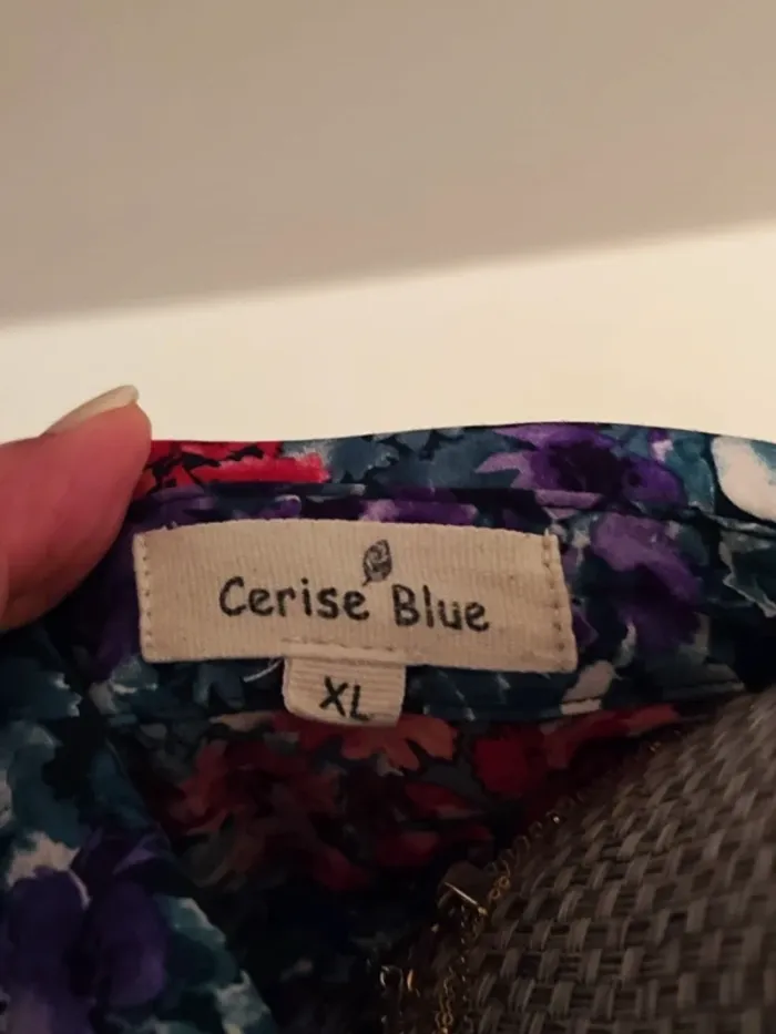 Chemise à fleurs, Cerise Blue - photo numéro 8