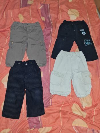 Lot pantalons 12 mois