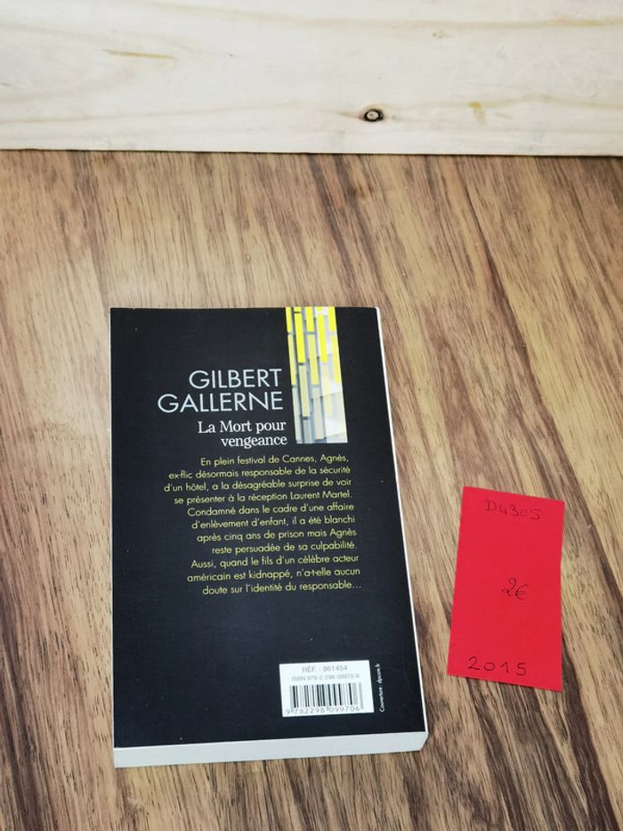 D4305 - livre "la mort pour vengeance" de Gilbert Gallerine - photo numéro 2