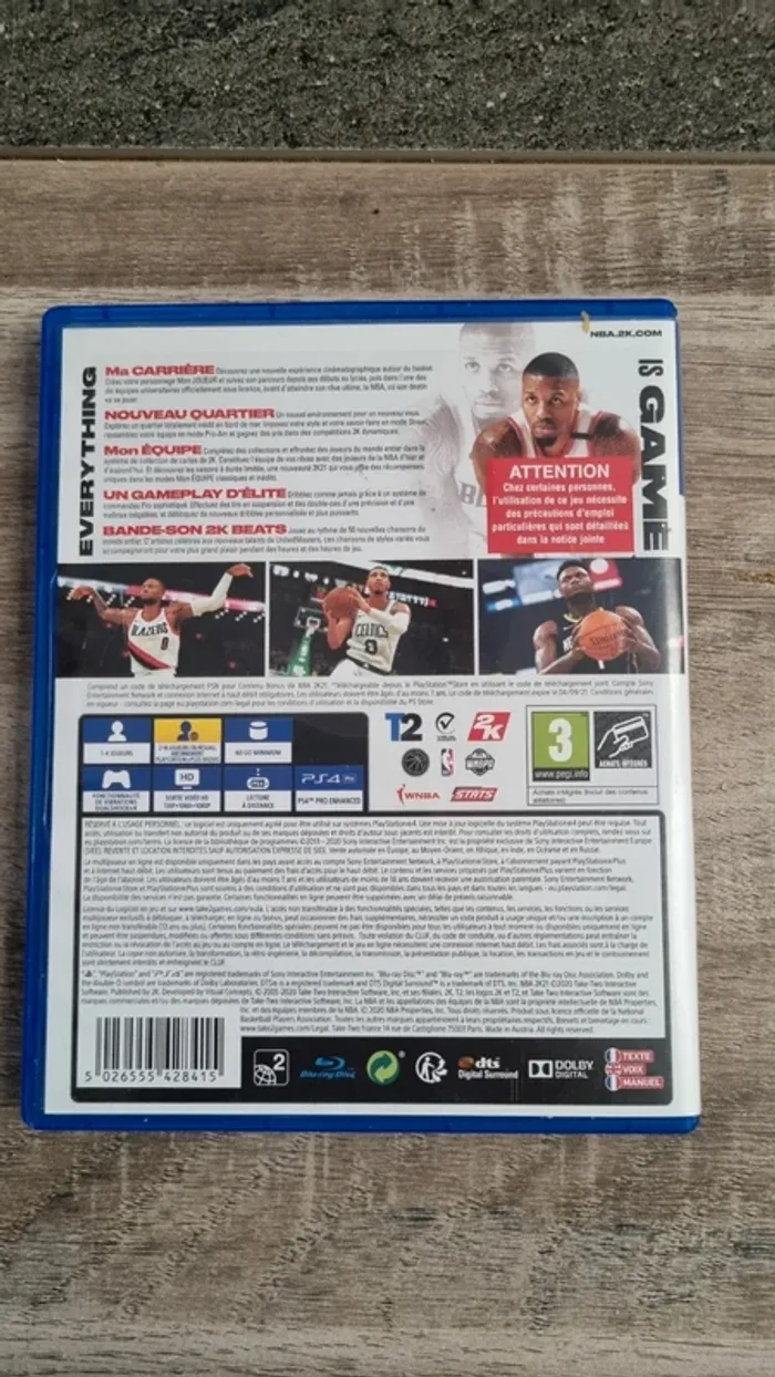 NBA 2k 21 ps4 - photo numéro 3