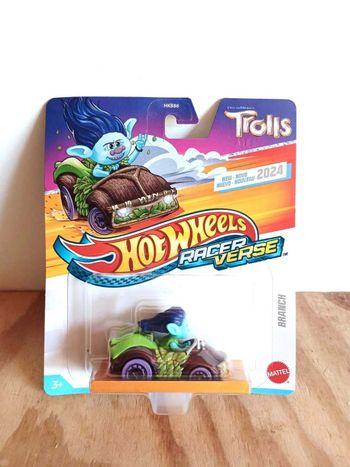 Voiture Mattel Hot Wheels Racer Verse Trolls Branch 1:64