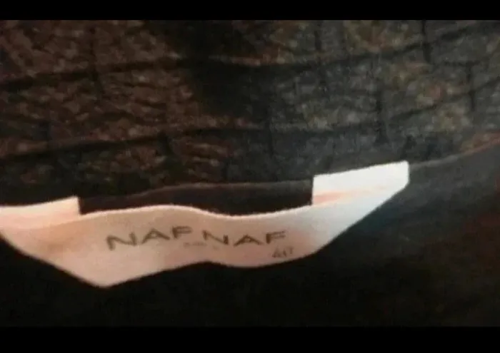 Robe courte noir sans bretelles taille 40 naf naf - photo numéro 14