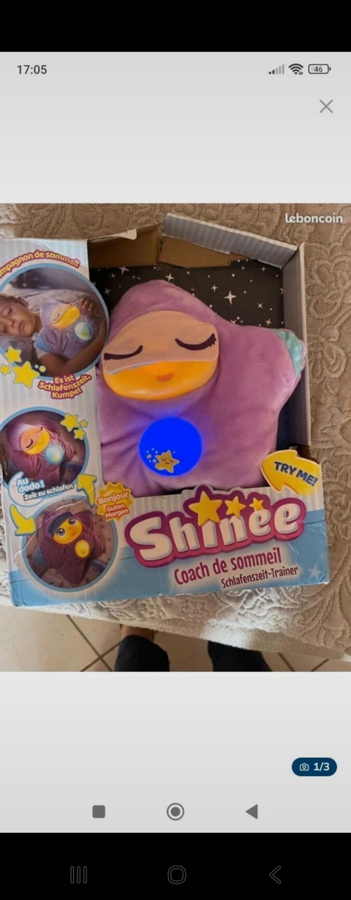 Peluche sommeil
